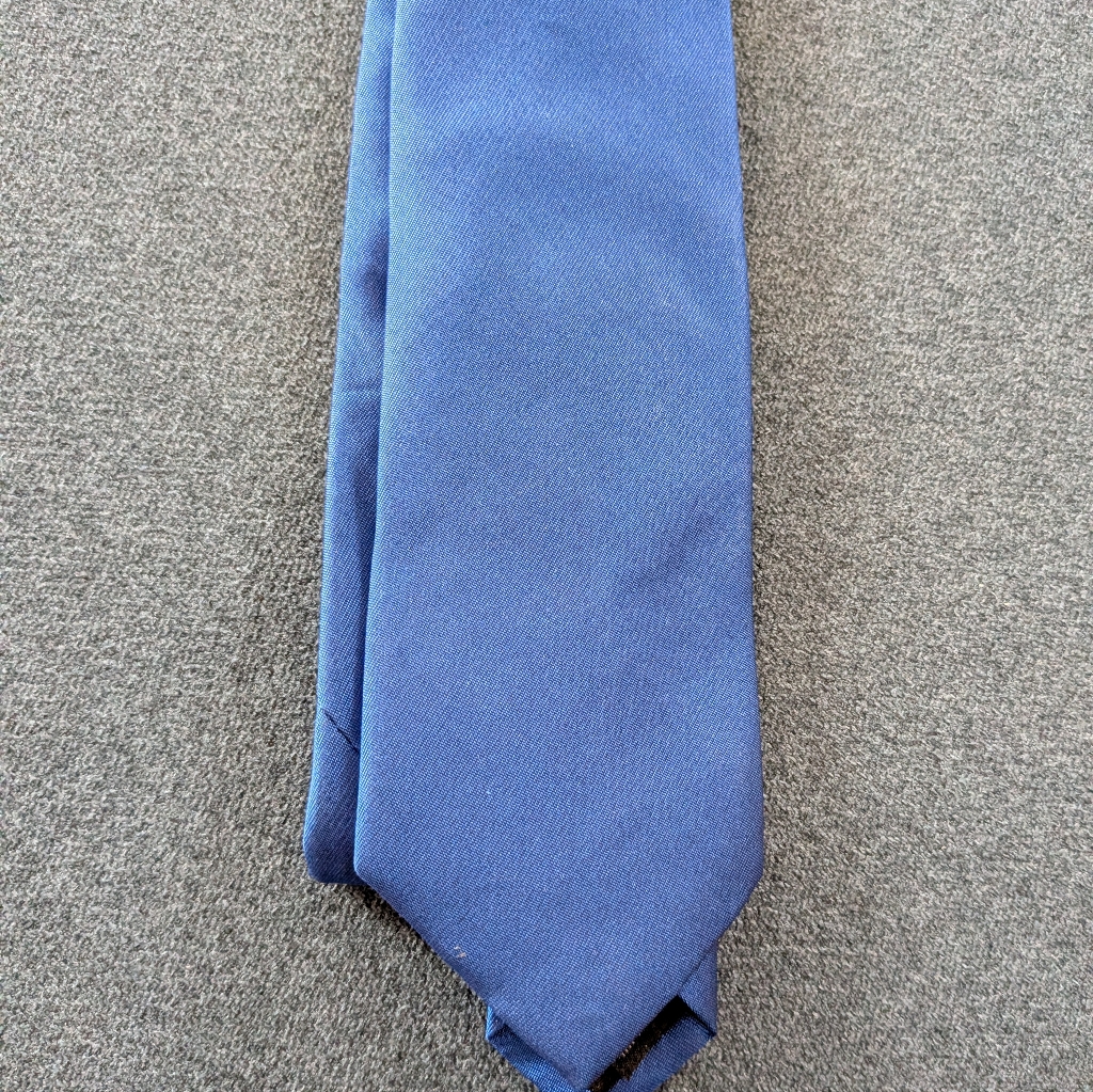 Blue Silk Men Dkny Tie 25 Inch Width